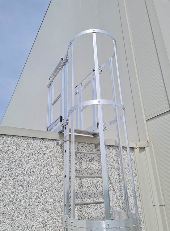 Hooped vertical ladder (Self system)