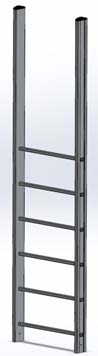 Hooped vertical ladder (Self system)