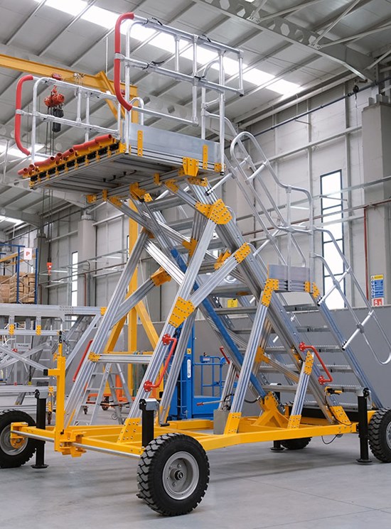 Cockpit access platform