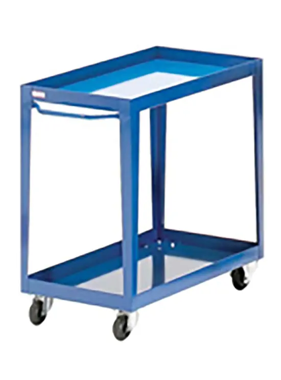 Tool trolley with 2 shelves 80x45