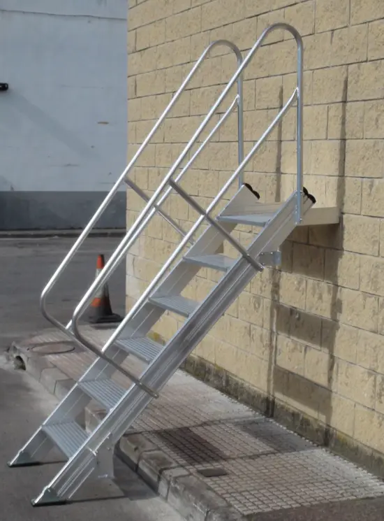 Aluminium stairs for outdoor 