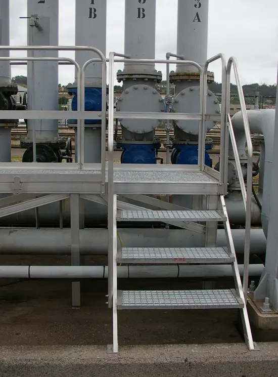 Bridge stairs and walkways