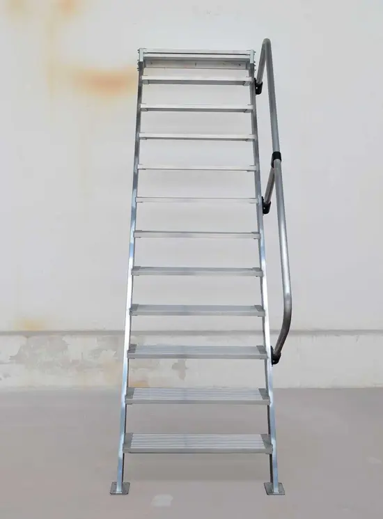 Aluminium stairs for outdoor 