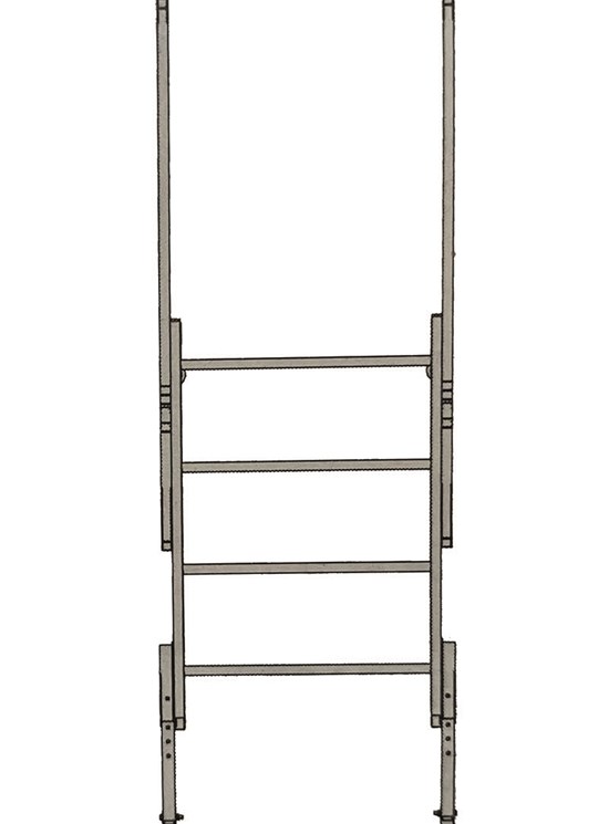 Truck access ladder