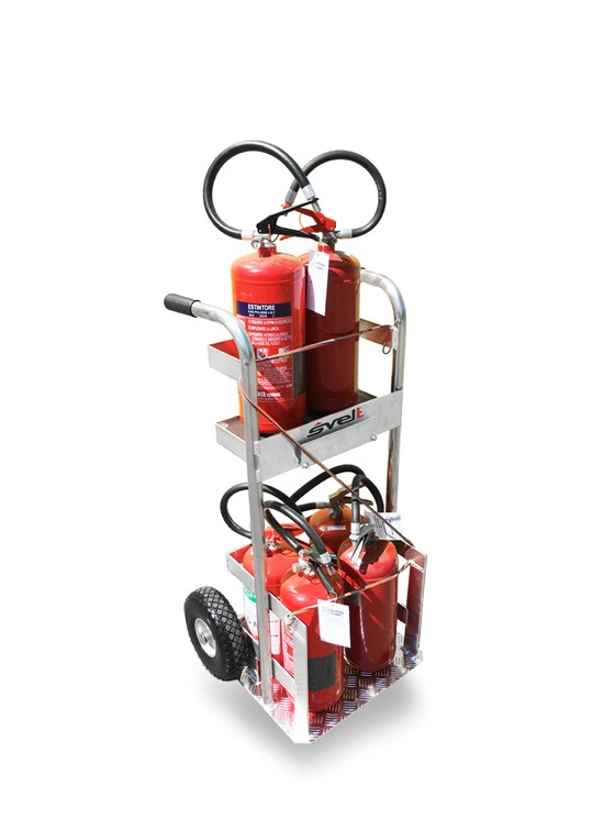 Handtruck for Extinguishers Grisù