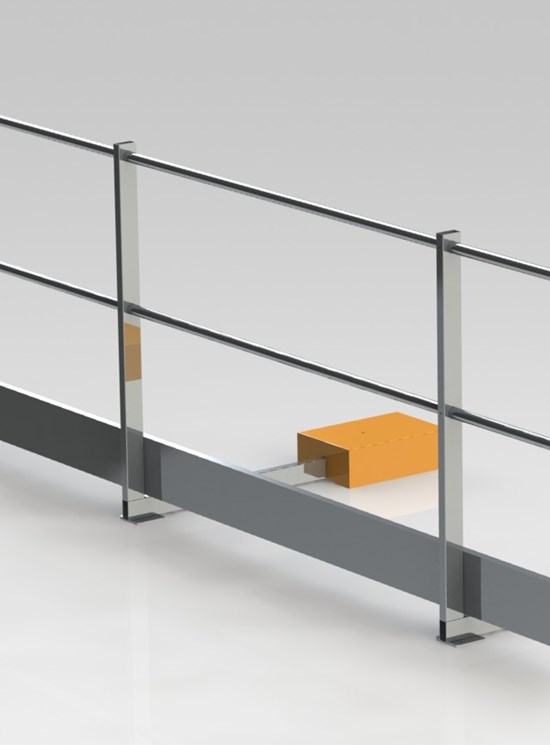 Aluminium guardrails