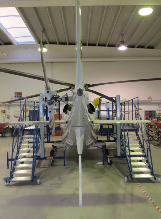 Ladder and platforms for Helicopters