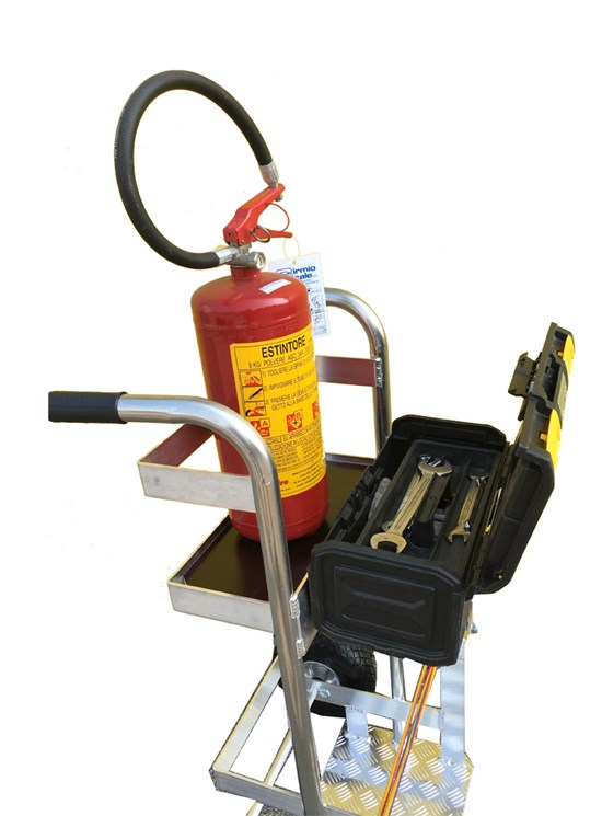 Handtruck for Extinguishers Grisù