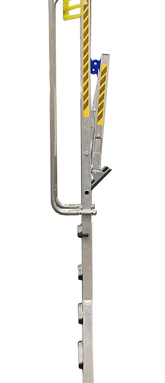 Truck platform access ladder