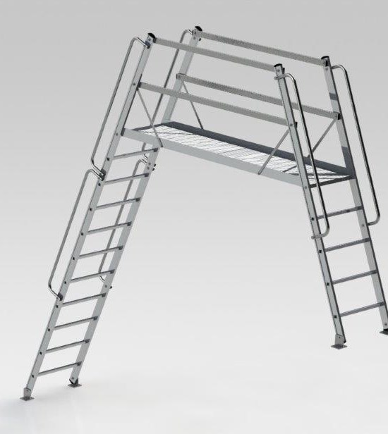 Roof bridge ladder