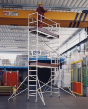 Balcony scaffolding 