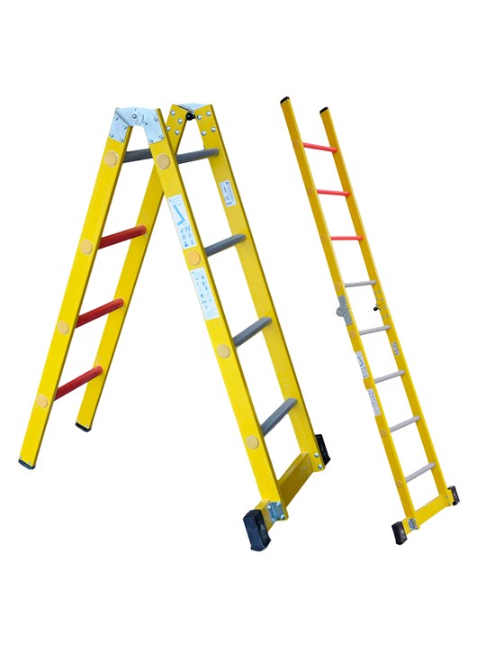 V2X - Multipurpose fiberglass ladder
