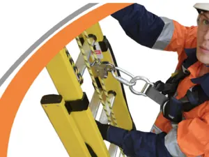 Seguridad activa y seguridad pasiva en escaleras de mano o portátiles