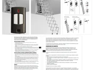 Escaleras escamoteables: qué son, tipos, partes y normativa