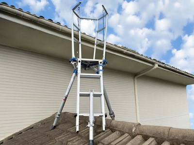 Escalera telescópica multifunción: Telescópica, segura y compacta