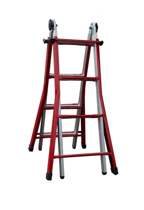 Oferta de escalera telescópica transformable de hierro y aluminio 