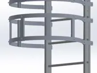 Escalera con jaula Self System