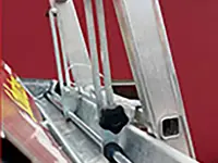 Tope automático de escaleras para canalones