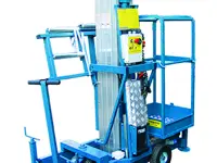 Portaferetros compactos para sepultura lateral, de empuje manual y elevación eléctrica