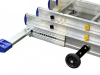 Ruedas de transporte para escaleras extensibles