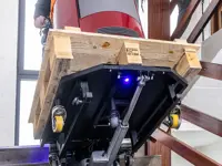 Carro eléctrico de escalas con orugas D