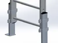 Escalera con jaula Self System