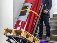 Carro eléctrico de escalas con orugas D