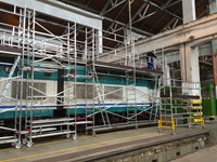 Estructura especial para trenes