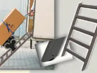 Carro eléctrico industrial para subir escaleras