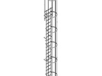 Gabbia - Escalera de gato con aros de protección