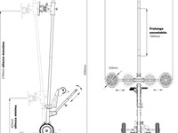 Express 150 - Elevador de vidrios con capacidad para 150 kg