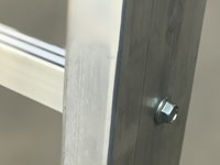 Arganello - Escalera de aluminio de 3 tramos extensible con manivela