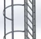 Escalera con jaula Self System