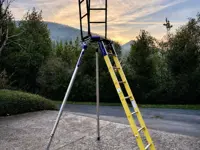 FELINA DE FIBRA: ESCALERA TELESCÓPICA MULTIFUNCIÓN AISLANTE