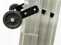 Ruedas de transporte para escaleras extensibles