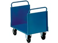 Carro de mercancías con 2 lados 100x60