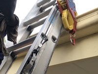Lock Jaw Ladder - Sistema de fijación de la escalera al canalón