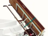 Carro eléctrico industrial para subir escaleras