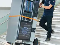 Carro eléctrico de escalas con orugas D