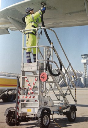 Escaleras para aeropuertos y aviones