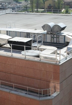 Barandillas de protección de aluminio para techos NTC
