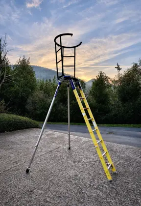 FELINA DE FIBRA: ESCALERA TELESCÓPICA MULTIFUNCIÓN AISLANTE