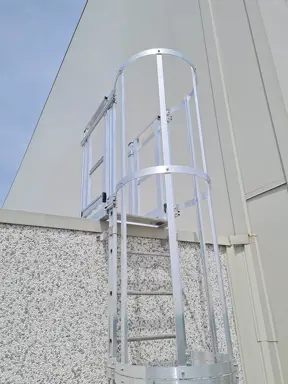 Escalera con jaula Self System