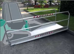 Rampa para vehículos