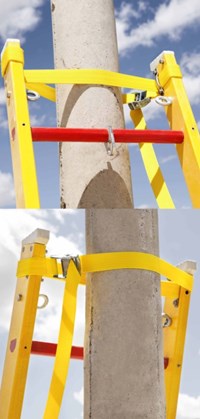 CINTA DE APOYO Y AMARRE PARA ESCALERAS DE FIBRA