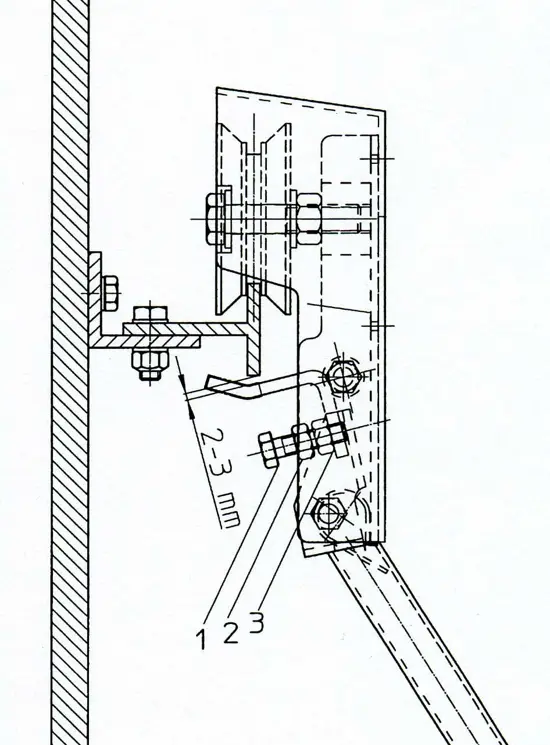 CORREDERA - Para estanterías