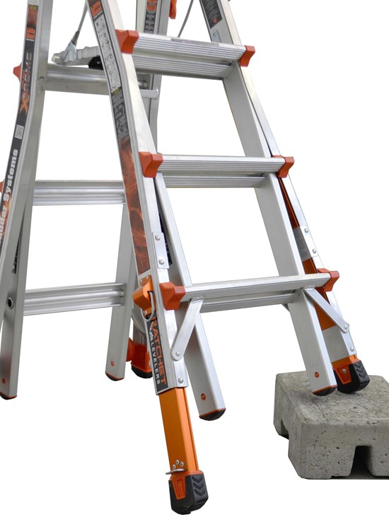 Xtreme - Escalera telescópica transformable 