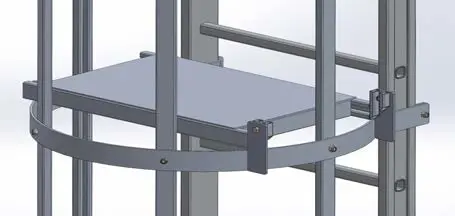 Escalera con jaula Self System