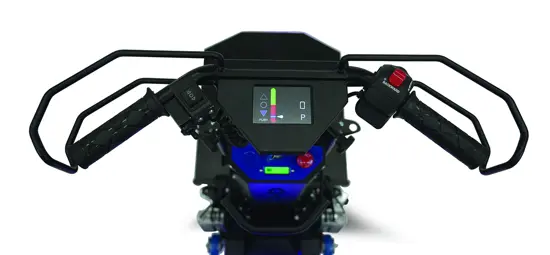 Carro eléctrico de escalas con orugas D