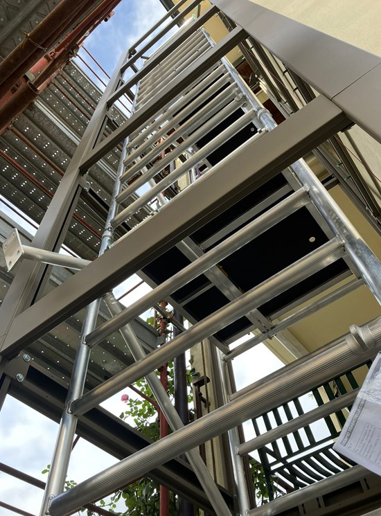 Tempo Lift Andamio de aluminio para huecos de ascensor